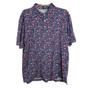 Peter Millar seaside cheers drink large polo golf shirt collared Pima cotton‎